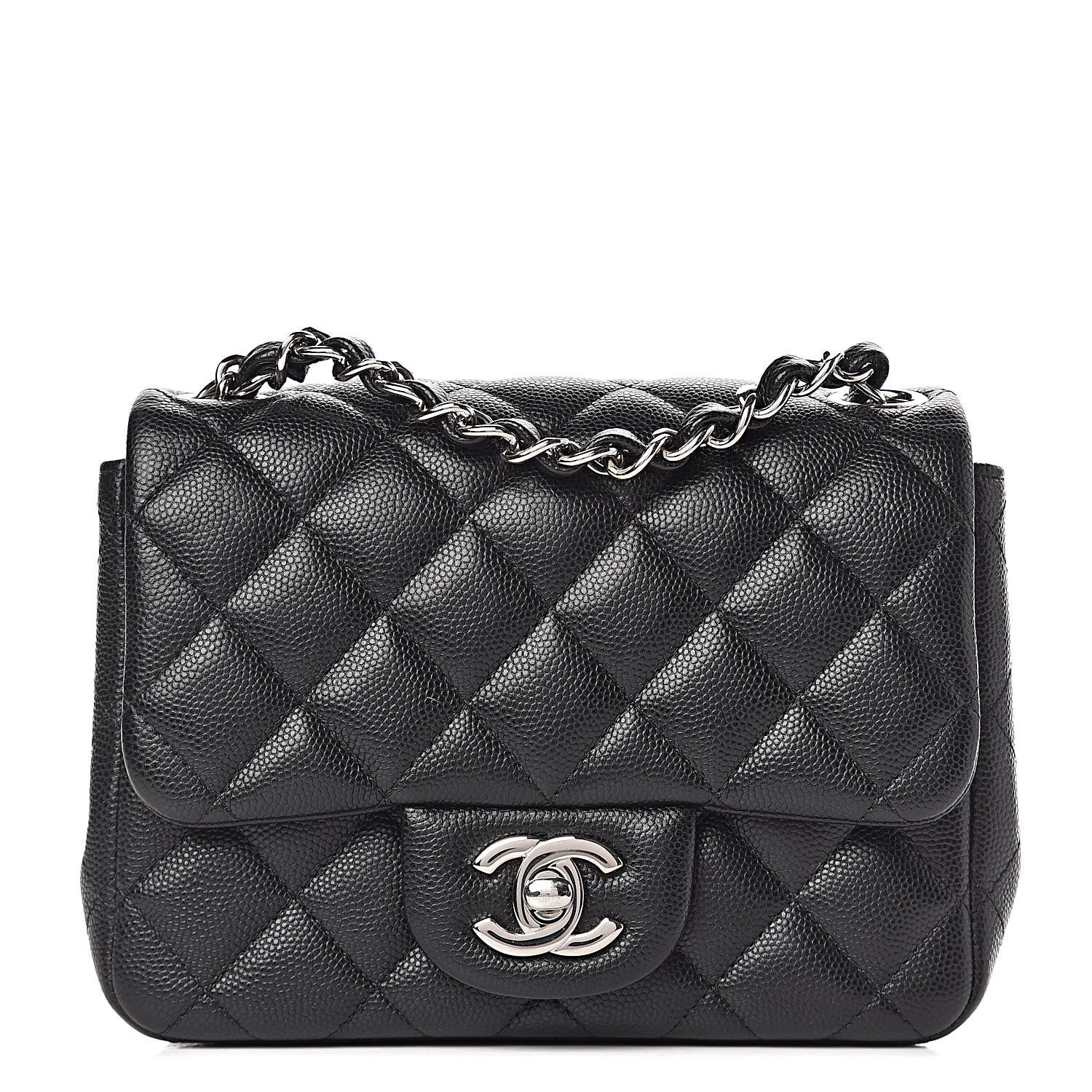 Chanel Caviar Quilted Mini Square Flap Black 1 of 15