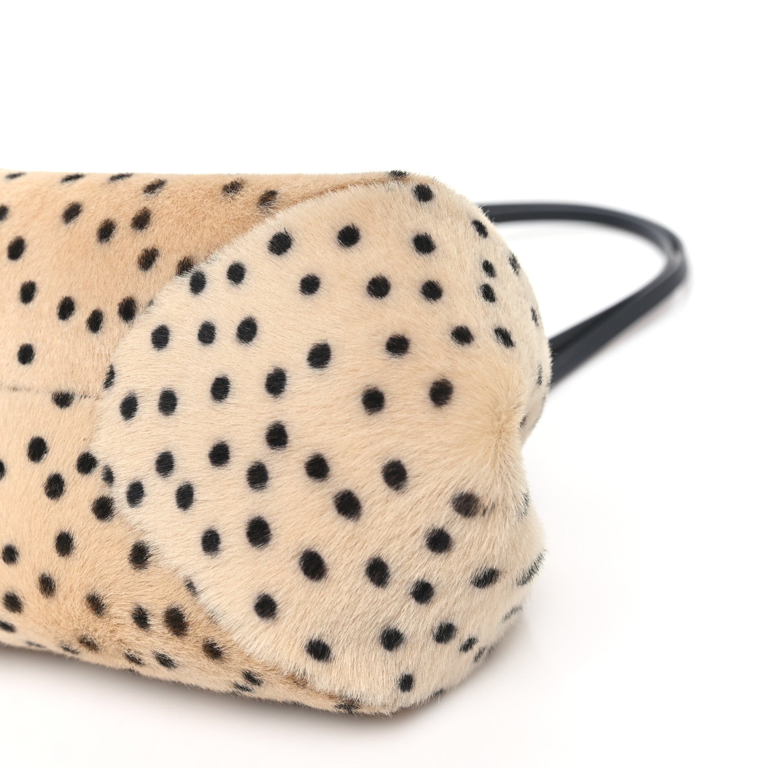 Chanel Pony Hair Cheetah Print Pretty CC Clutch With Strap Light Beige Black 10 of 11