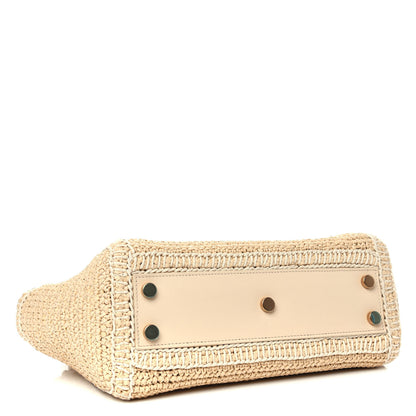 Saint Laurent Raffia Baby Monogram Downtown Cabas Naturale 4 of 10