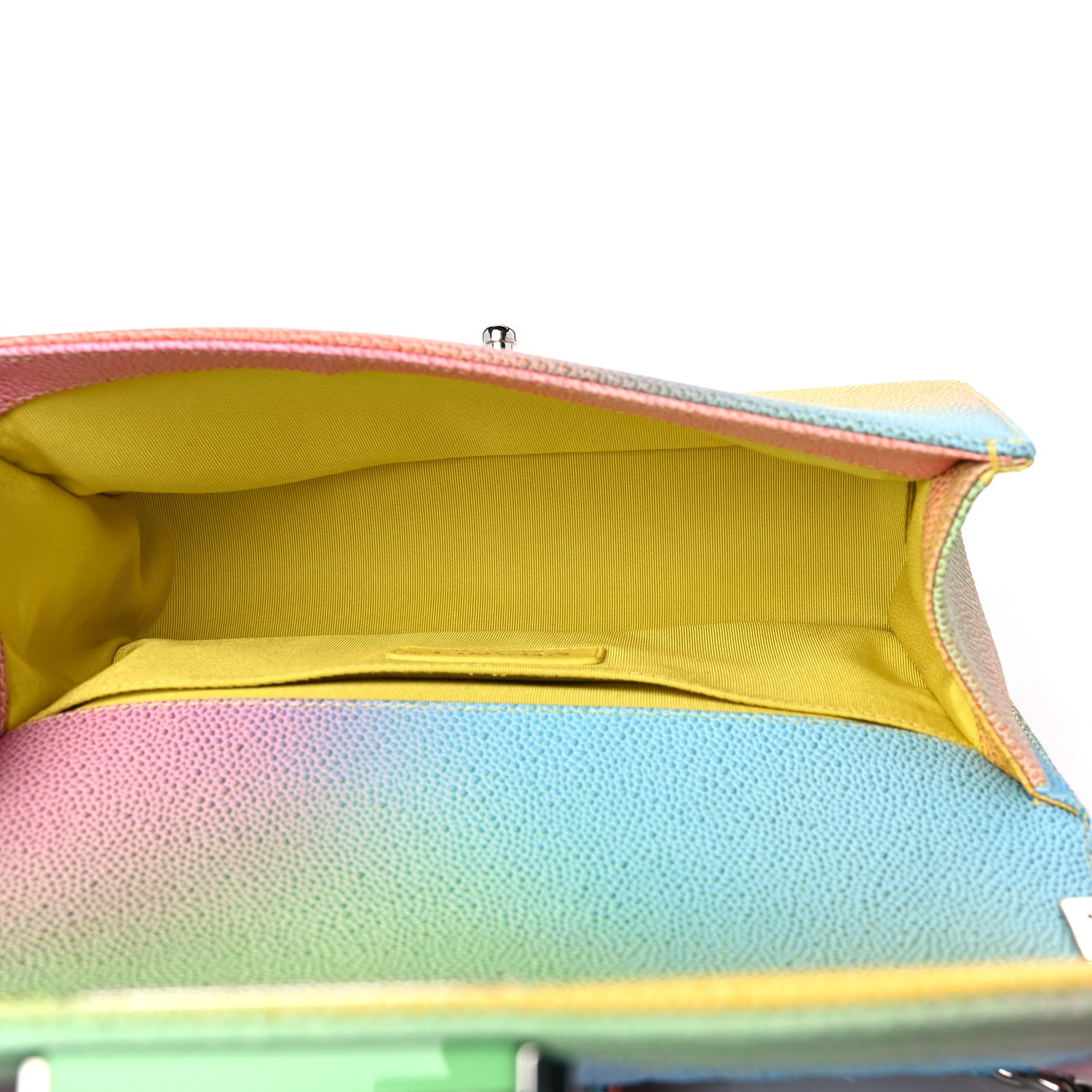 Chanel Caviar Quilted Medium Cuba Rainbow Boy Flap Multicolor 4 of 12