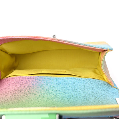 Chanel Caviar Quilted Medium Cuba Rainbow Boy Flap Multicolor 4 of 12