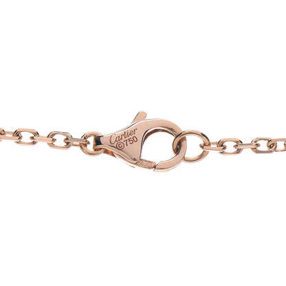 Cartier 18K Pink White Yellow Gold Diamond Trinity Pendant Necklace 4 of 5