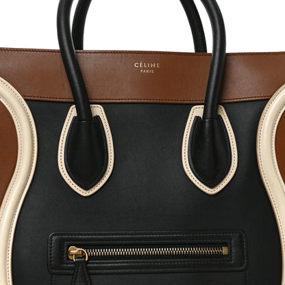 Celine Smooth Calfskin Mini Tri-Color Luggage Multicolor 7 of 9