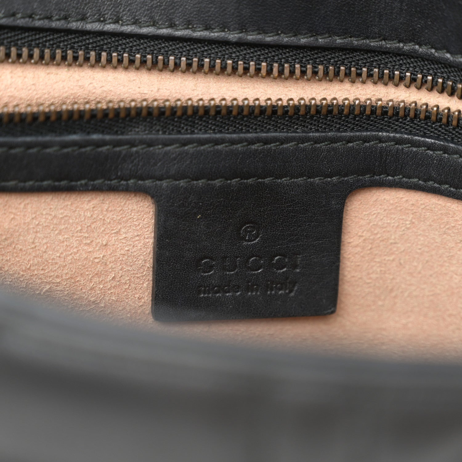 Gucci Calfskin Matelasse Studded Small Pearly GG Marmont Shoulder Bag Black 7 of 11