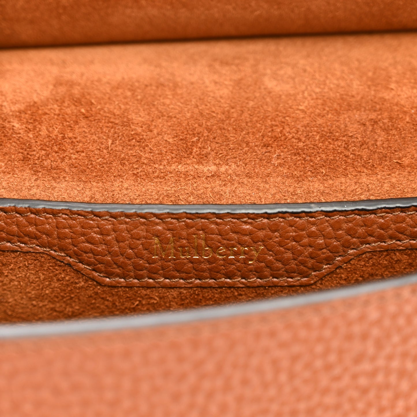 Small Classic Grain Small Amberley Satchel Oak
