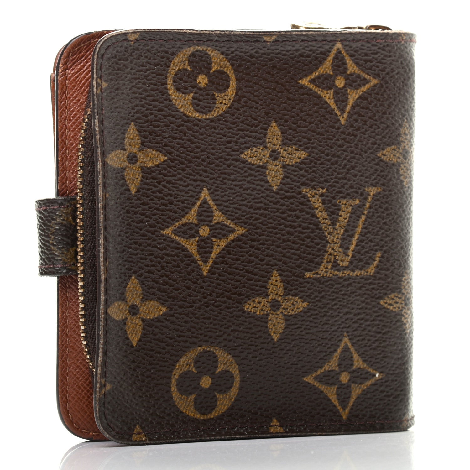 Louis Vuitton Monogram Compact Zippe Zipped Wallet 2 of 6