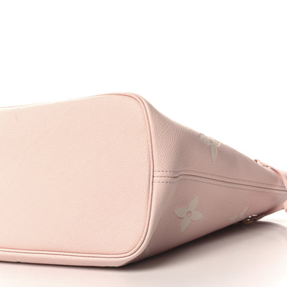 Louis Vuitton Empreinte Monogram Giant Neverfull MM Pink Quartz Beige 10 of 10