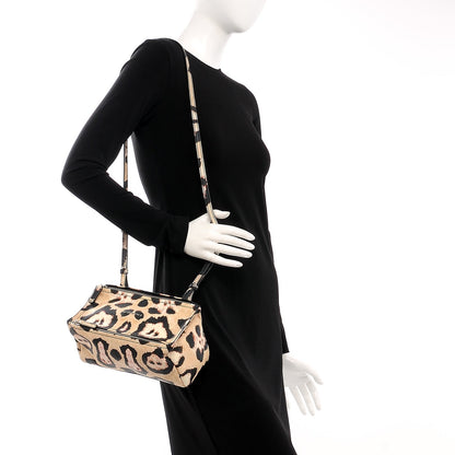Givenchy Calfskin Jaguar Print Mini Pandora Multicolor 2 of 9