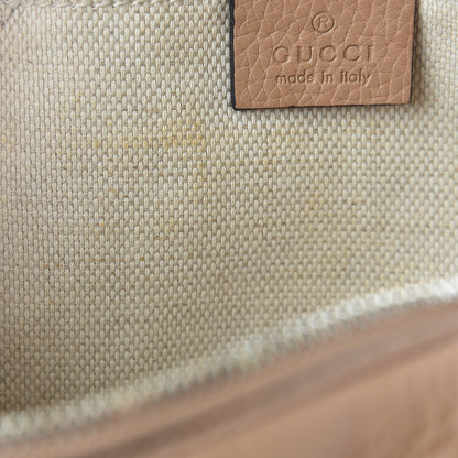 Gucci Pebbled Calfskin Small Soho Disco Bag Rose Beige 8 of 10