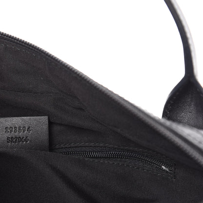 Gucci Calfskin Horsebit Embossed Princy Boston Black 9 of 10
