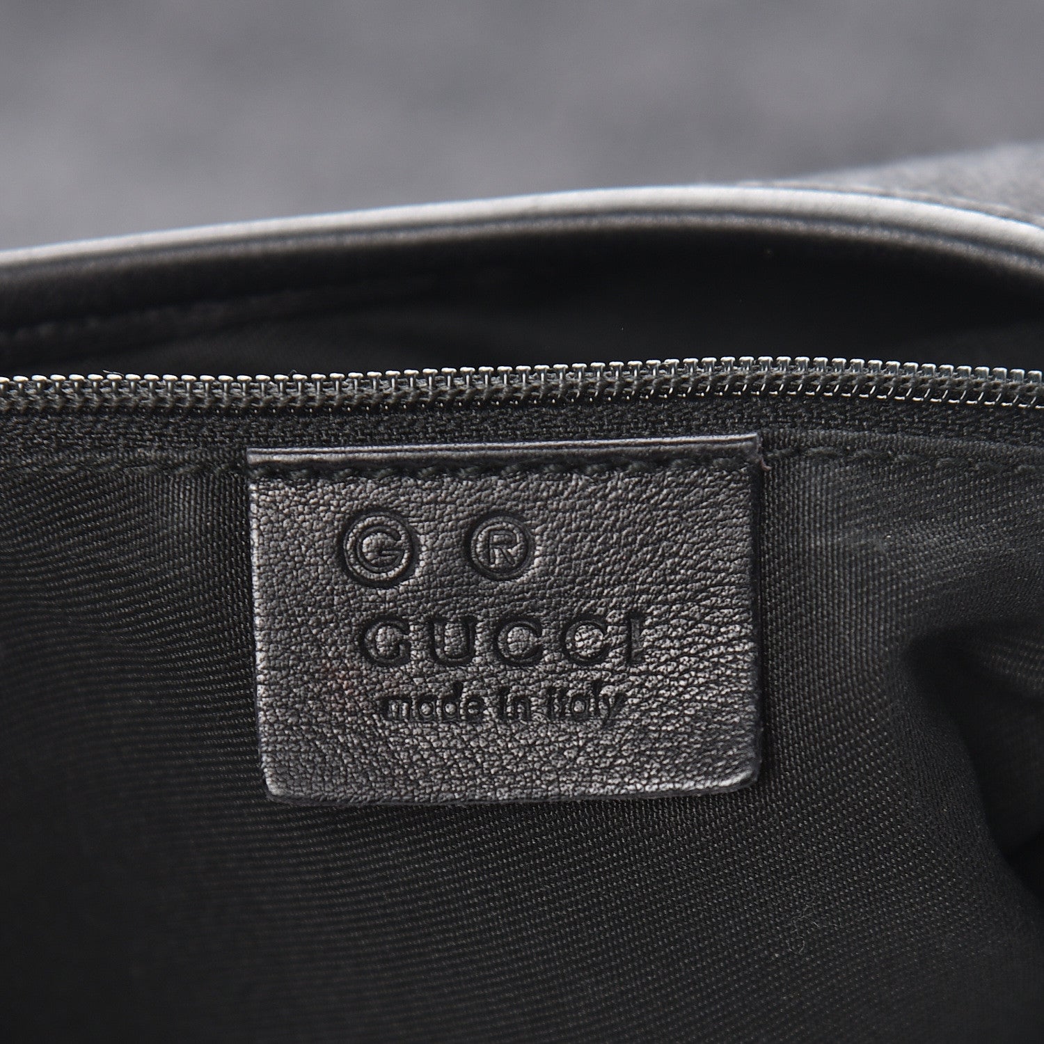 Gucci Denim Monogram Medium New Britt Hobo Black 5 of 10