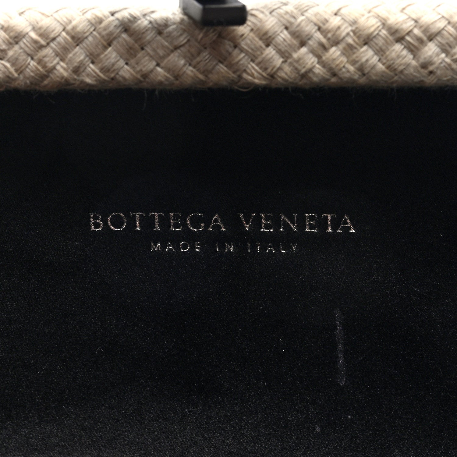 Bottega Veneta Intrecciato Silk Raffia Knot Clutch Black 6 of 8