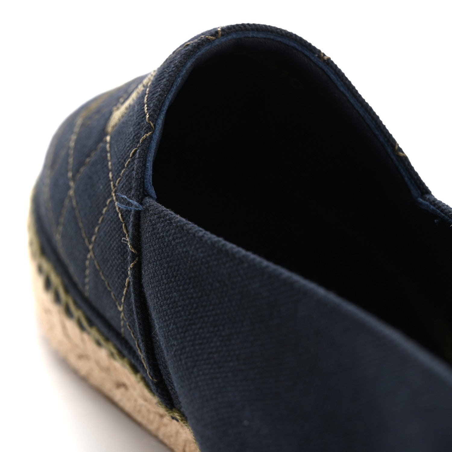 Chanel Fabric Biarritz CC Espadrilles 41 Blue Green 12 of 13