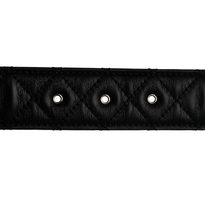 Chanel Calfskin Quilted CC Chain Belt 75/30 Black 3 of 9