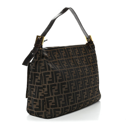 Fendi Zucca Zipped Baguette Tobacco 3 of 13