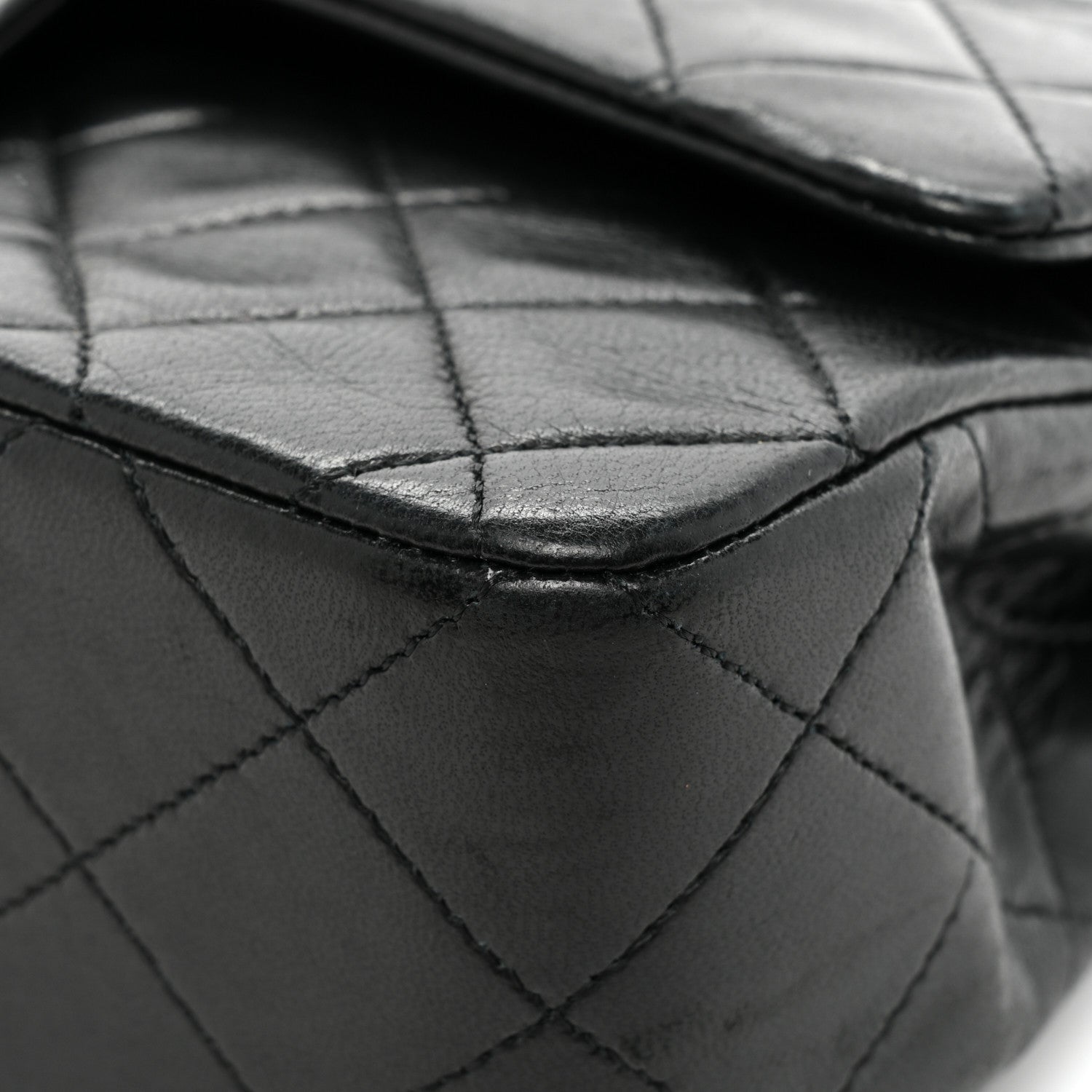 Chanel Lambskin Quilted Small Double Flap Black 16 of 18