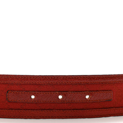 Gucci Monogram Interlocking G 40mm Belt 85 34 Red 3 of 7