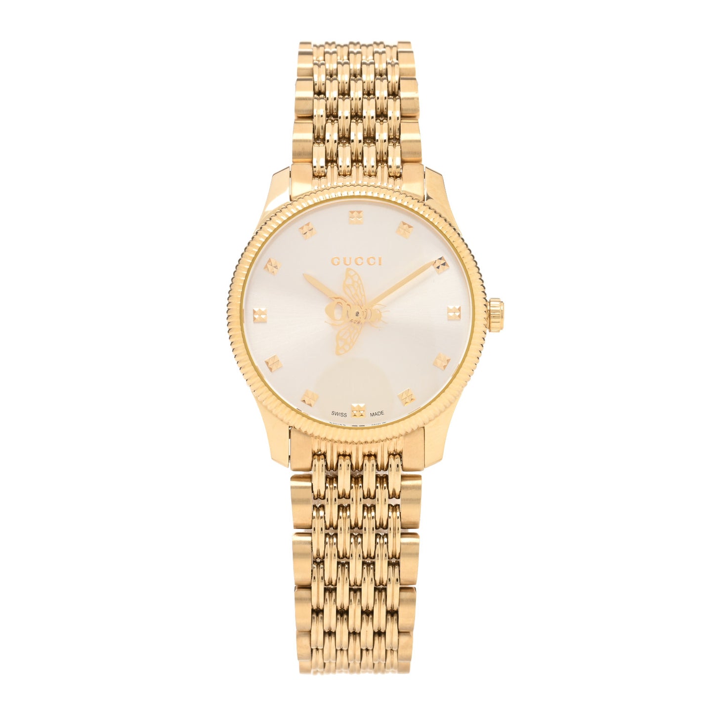 Stainless Steel 29mm G-Timeless Bee Quartz Watch Gold