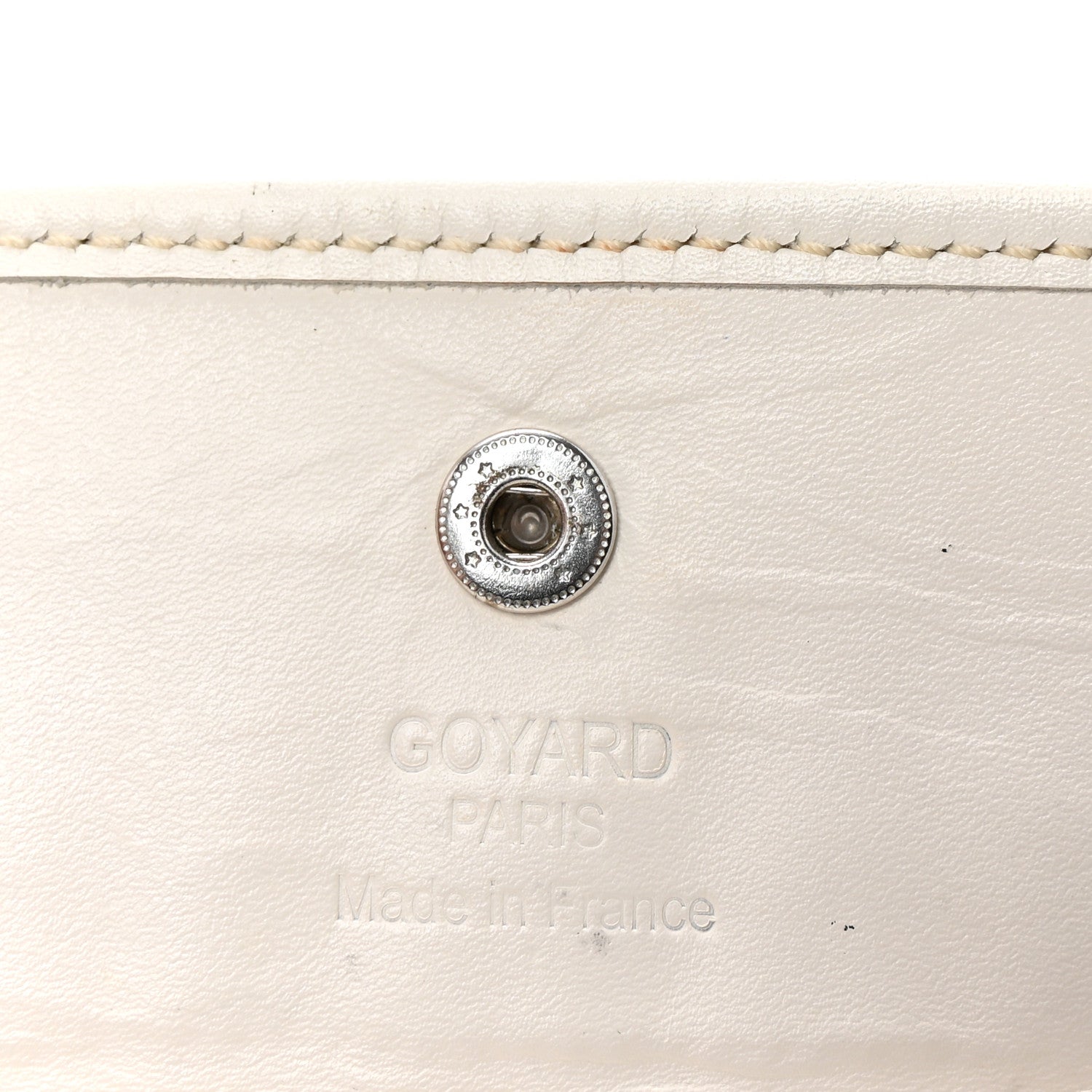 Goyard Goyardine Pouch White 6 of 6