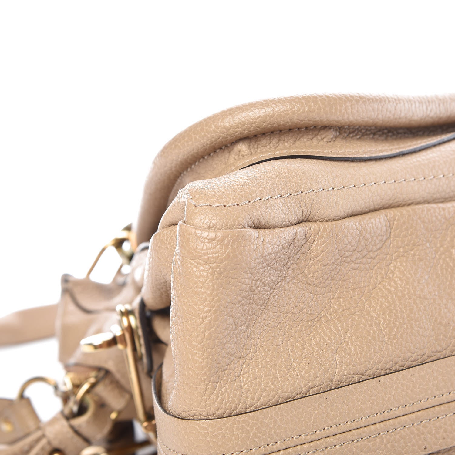 Chloe Calfskin Medium Paraty Barbour Khaki 20 of 21