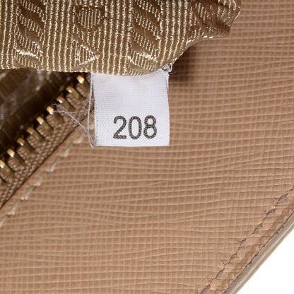 Prada Saffiano Lux Medium Tote Sabbia 8 of 11