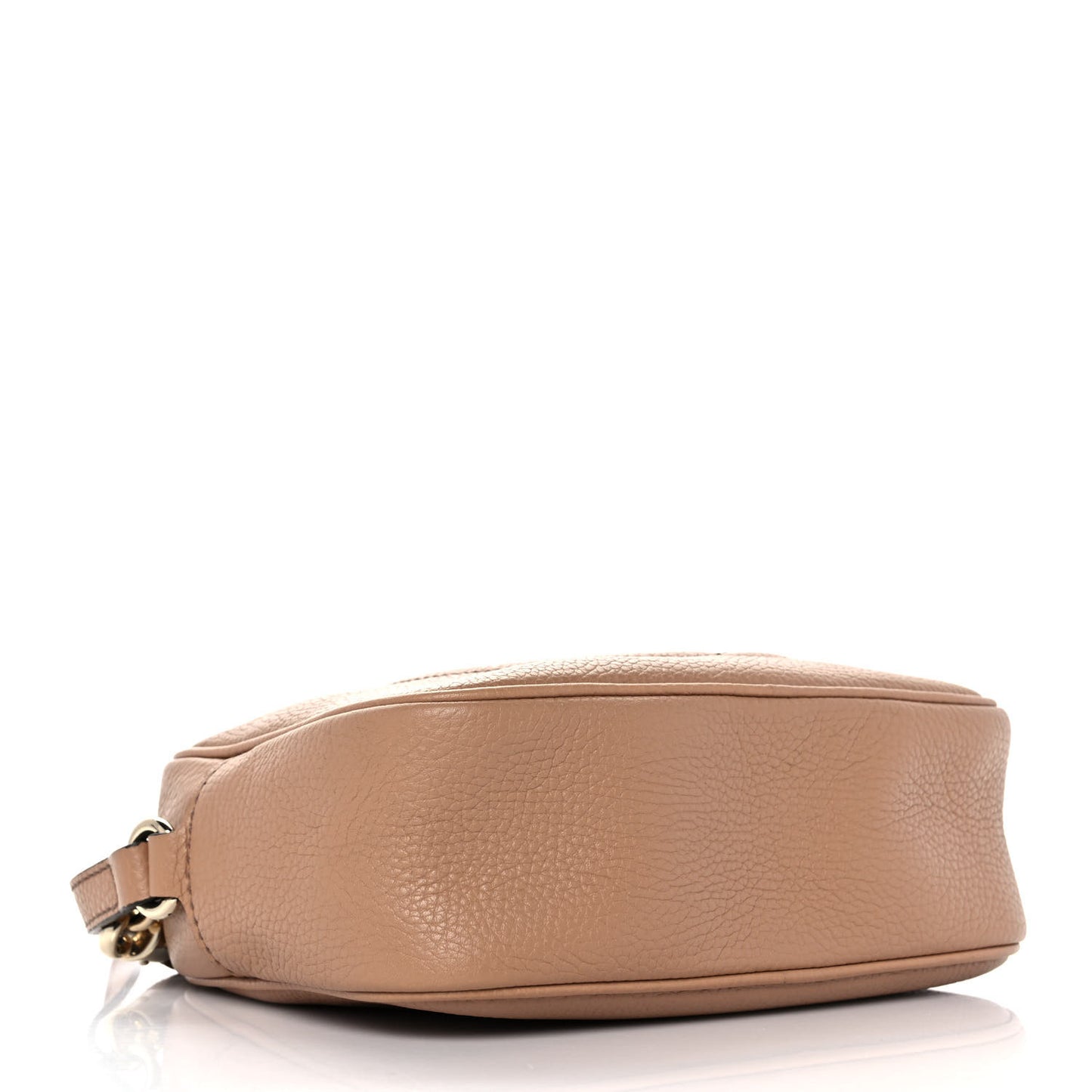 Pebbled Calfskin Small Soho Disco Bag Camelia