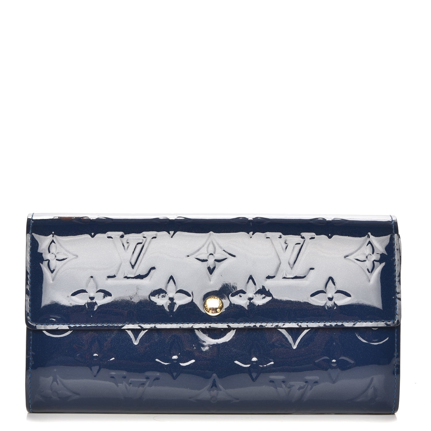 Louis Vuitton Vernis Sarah Wallet Grand Blue 1 of 7