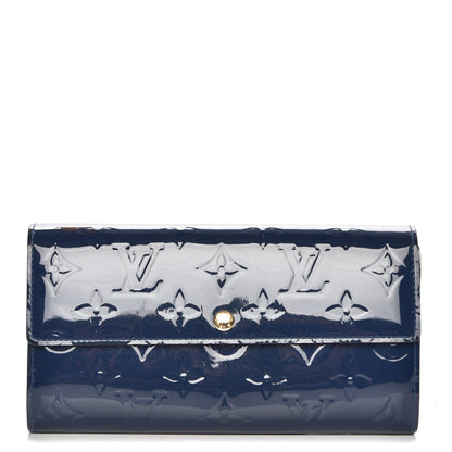 Louis Vuitton Vernis Sarah Wallet Grand Blue 1 of 7