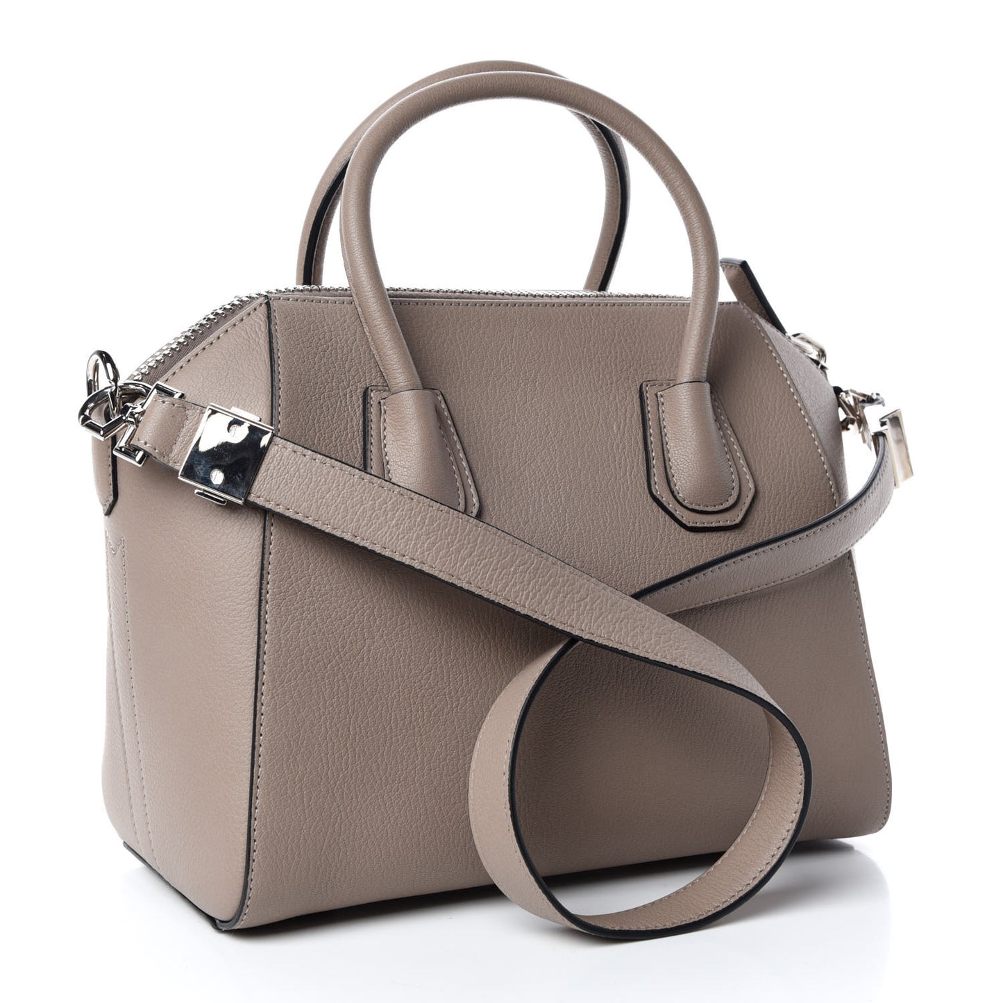 Sugar Goatskin Small Antigona Mastic