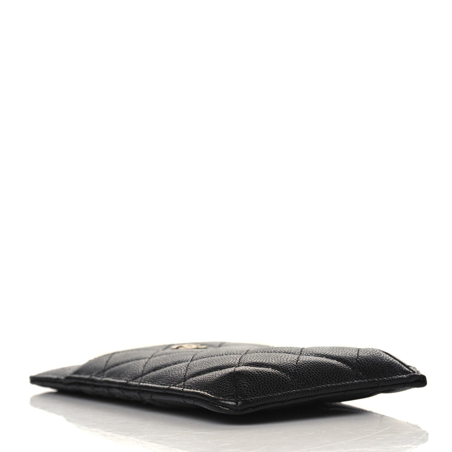 Caviar Quilted Classic iPhone Pouch Black