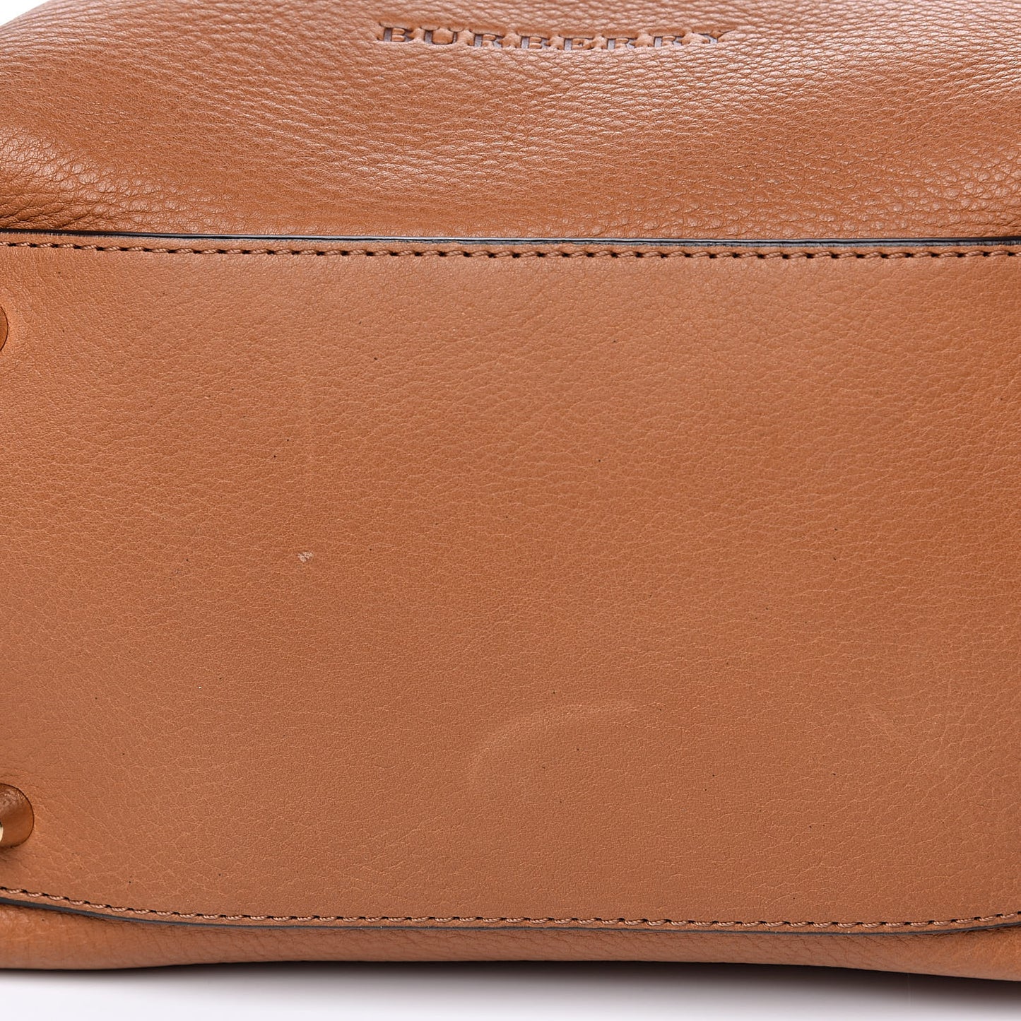 Grainy Calfskin House Check Small Maidstone Saddle Brown