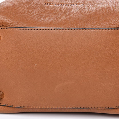 Burberry Grainy Calfskin House Check Small Maidstone Saddle Brown 10 of 11
