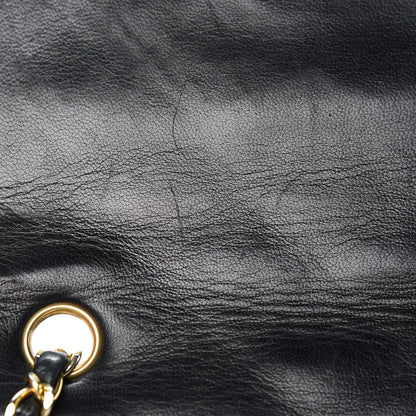 Chanel Lambskin Quilted Medium Single Flap Black 14 of 17