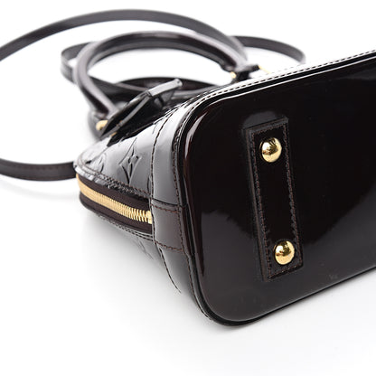 Louis Vuitton Vernis Alma BB Amarante 6 of 8