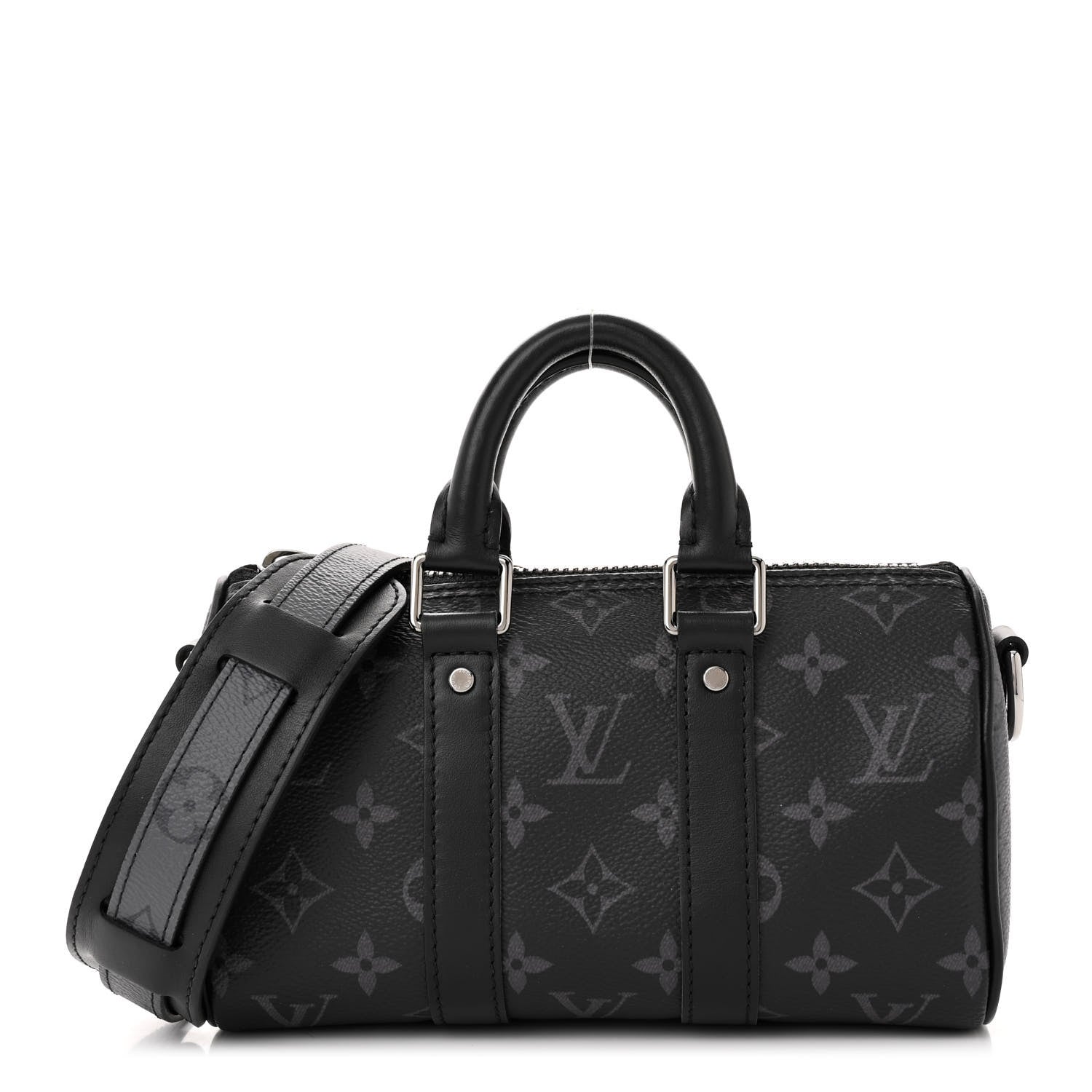 Louis Vuitton Reverse Monogram Eclipse Keepall XS Black 1 of 9