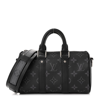 Louis Vuitton Reverse Monogram Eclipse Keepall XS Black 1 of 9