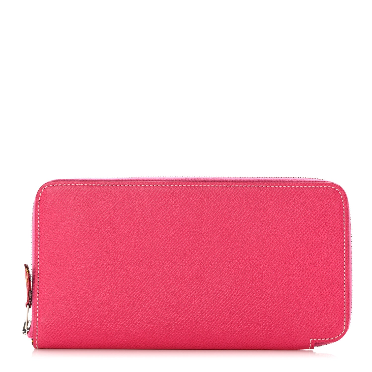 Hermes Epsom Silk'In Wallet Rose Tyrien 1 of 11