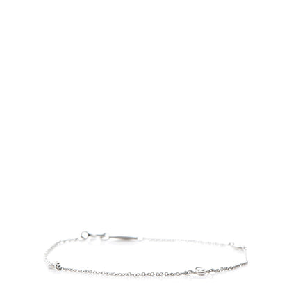 Tiffany Platinum Diamond .15ctw Elsa Peretti Diamonds by the Yard Station Bracelet 1 of 7