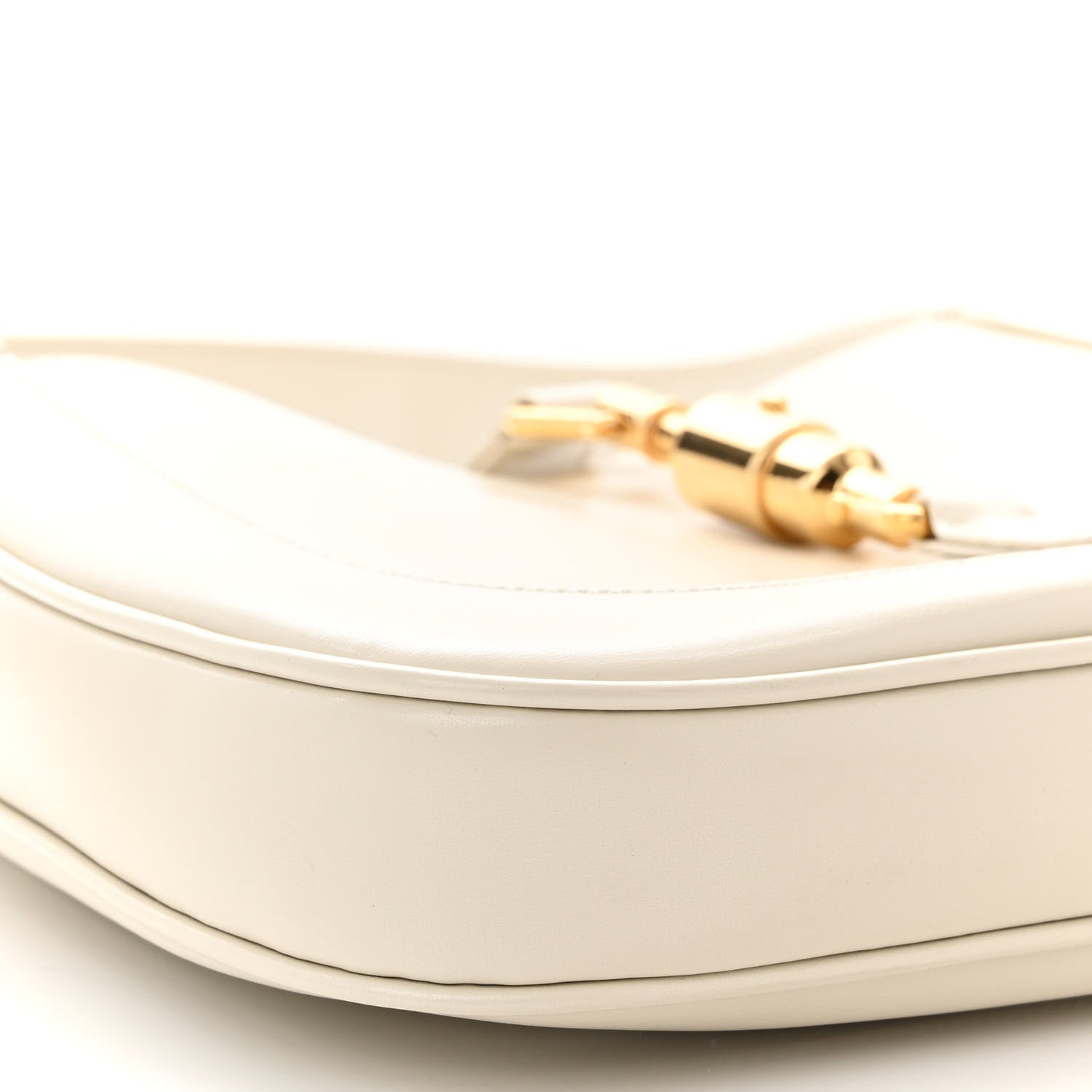 Gucci Boarded Dyana Lux Calfskin Small Jackie 1961 Hobo Mystic White 9 of 11