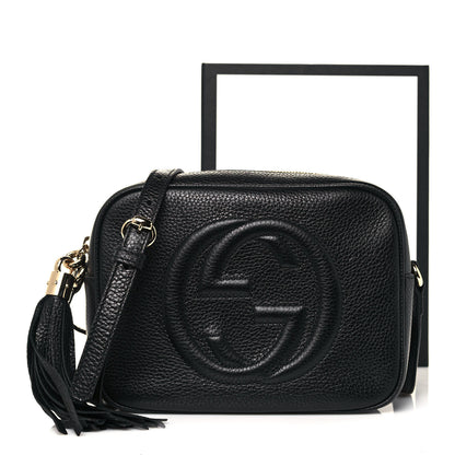 Gucci Pebbled Calfskin Small Soho Disco Bag Black 13 of 13