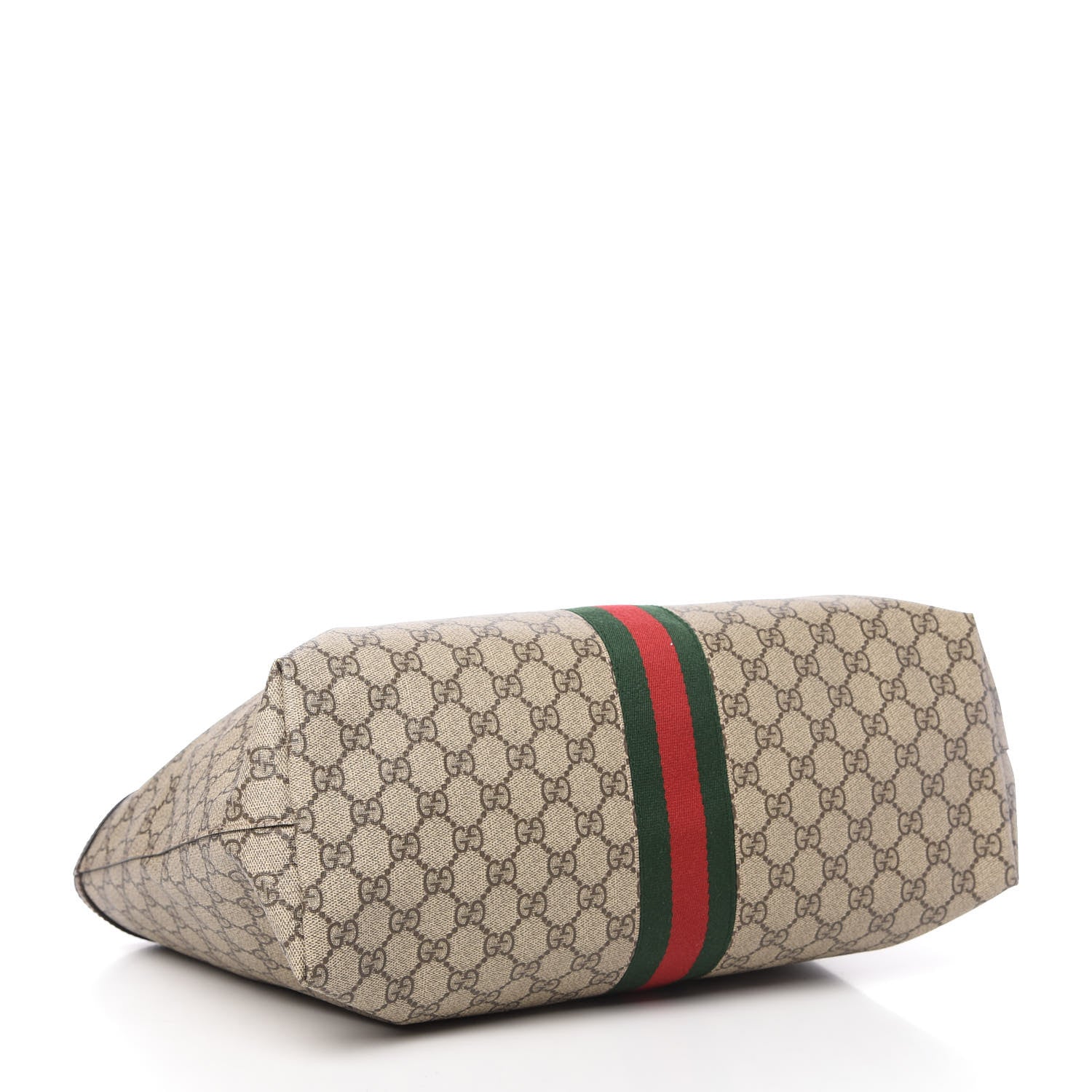 Gucci GG Supreme Monogram Medium Ophidia Shopping Tote Brown 4 of 10