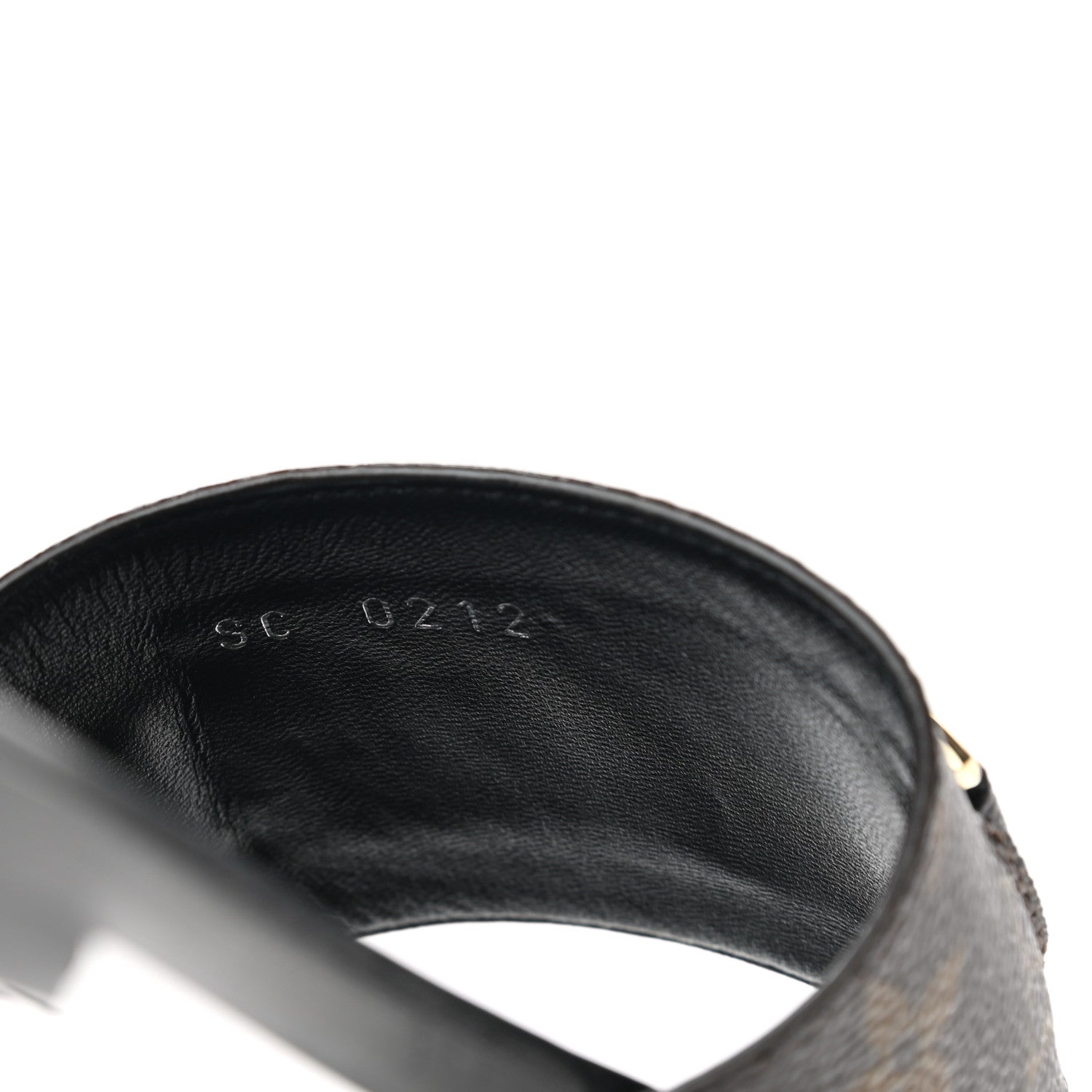 Louis Vuitton Patent Monogram Lock It Flat Mules 38 8 of 9