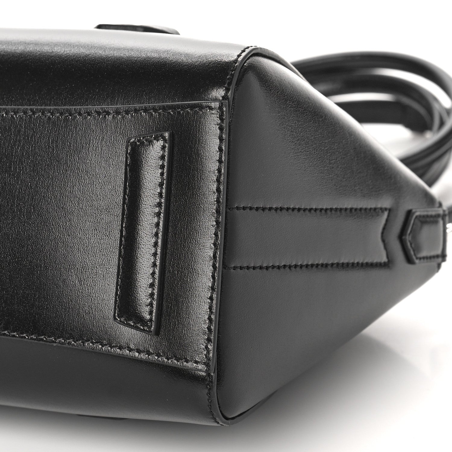 Givenchy Box Calfskin Mini Lock Antigona Shoulder Bag Black 8 of 8