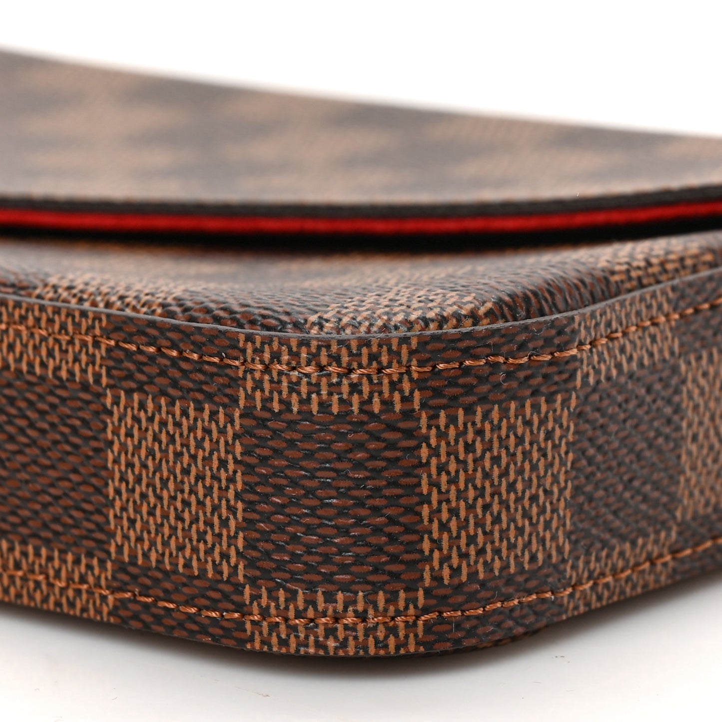 Damier Ebene Pochette Felicie Chain Wallet