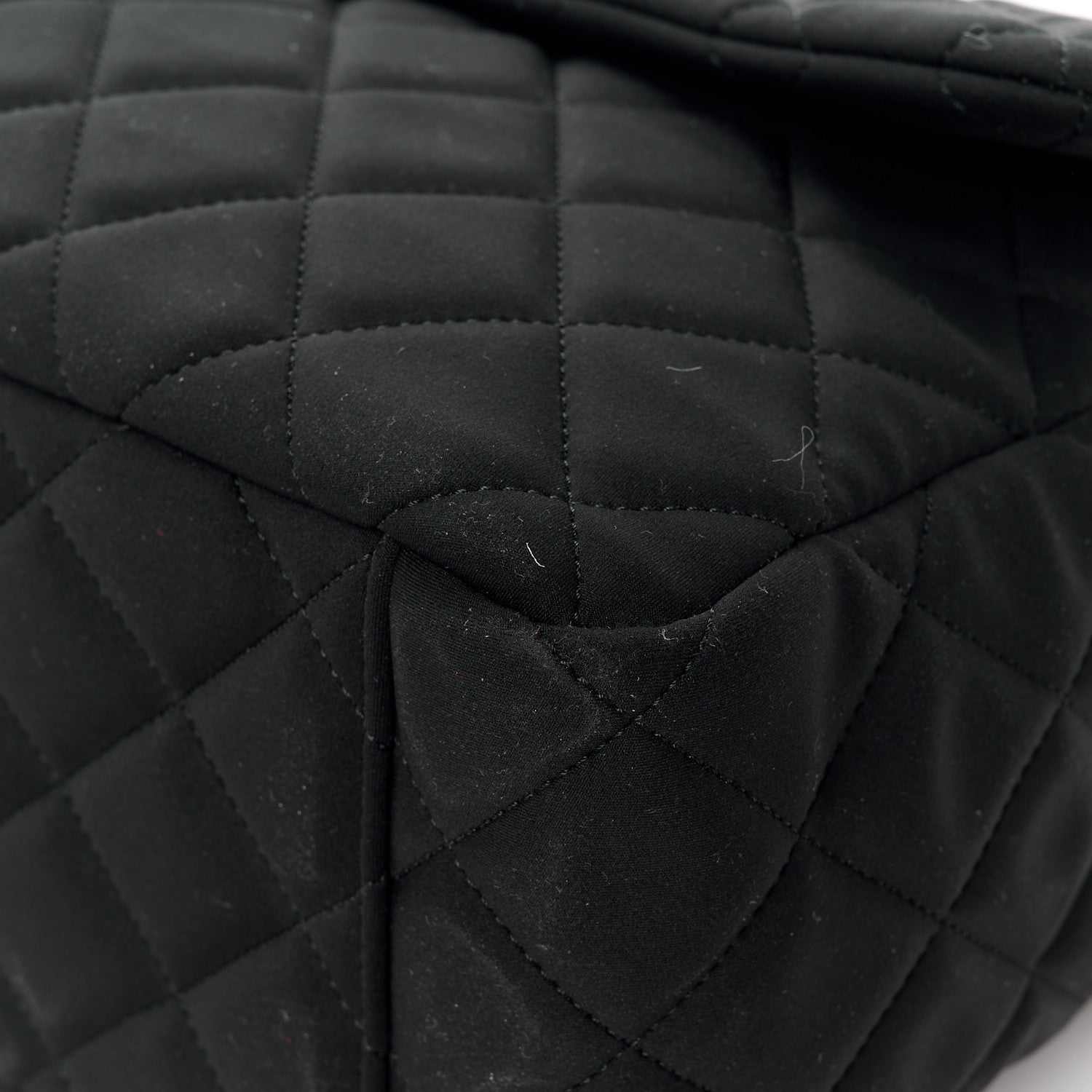 Chanel Neoprene Quilted XXL Travel Flap Bag Black 12 of 13