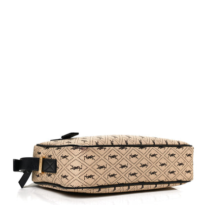 Saint Laurent Canvas Monogram All Over Camera Bag Beige 4 of 11