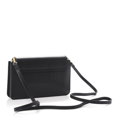 Chloe Smooth Calfskin Drew Bijou Clutch Black 3 of 8
