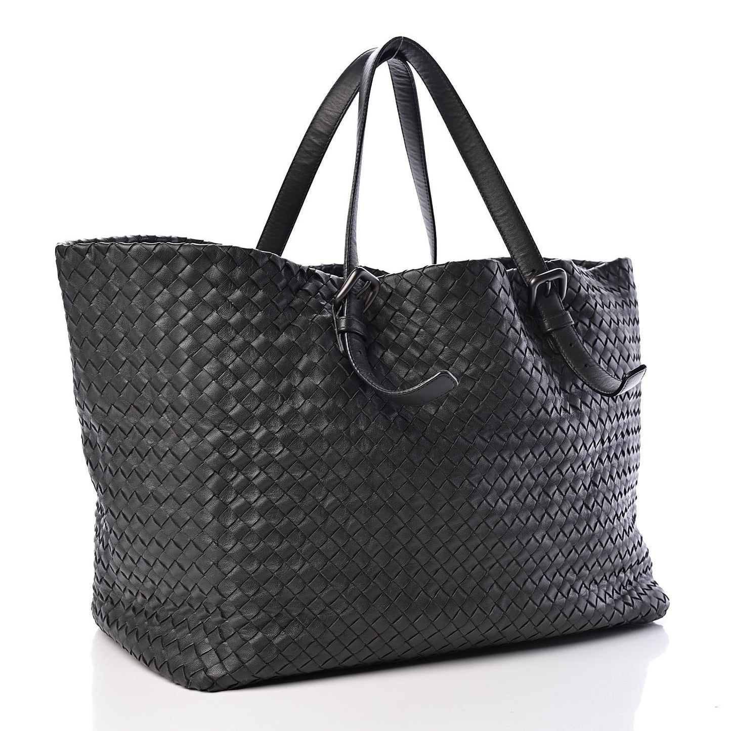 Nappa Intrecciato Large Seamless Tote Ferro