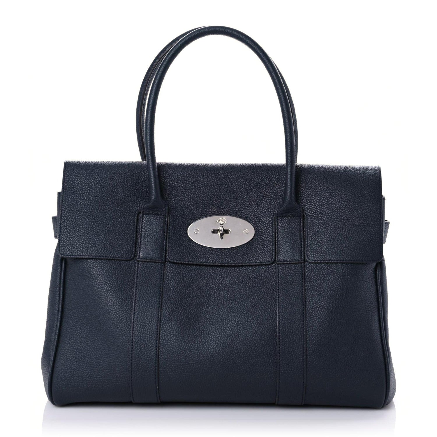 Mulberry Classic Grain Calfskin Bayswater Midnight 1 of 11