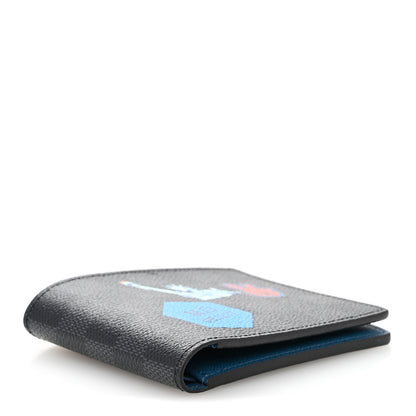Louis Vuitton Damier Graphite World Tour Multiple Wallet Blue 4 of 6